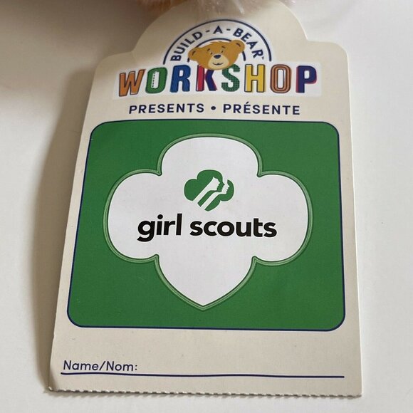 Build-A-Bear Girl Scout Smores Bear With Princess Aurora Shirt - Picture 2 of 12
